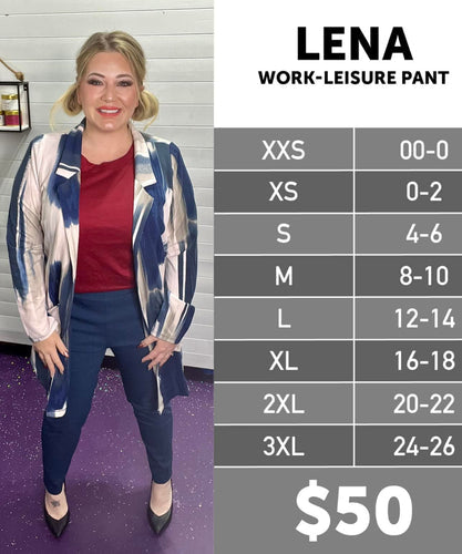 LuLaRoe Lena Size Chart