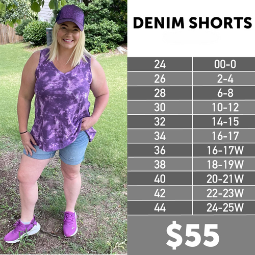 LuLaRoe Boyfriend Denim Shorts