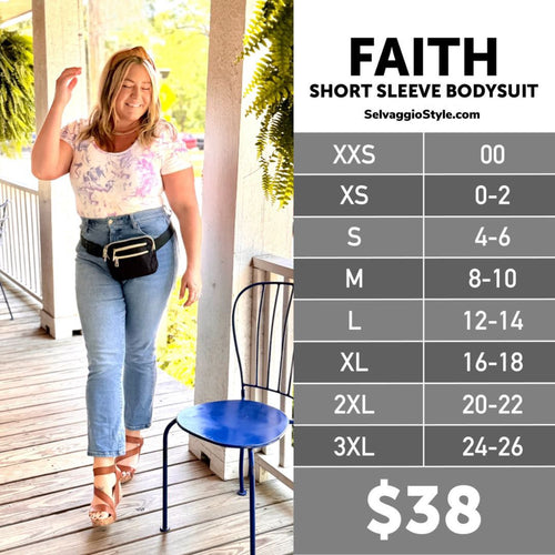 LuLaRoe Faith Size Chart