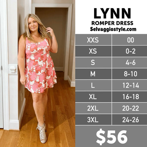 LuLaRoe Lynn Size Chart