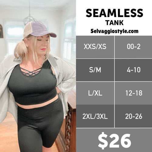 LuLaRoe Seamless Size Chart