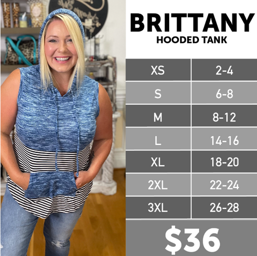 LuLaRoe Brittany Hooded Tank