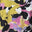 White Purple Pink Black Abstract