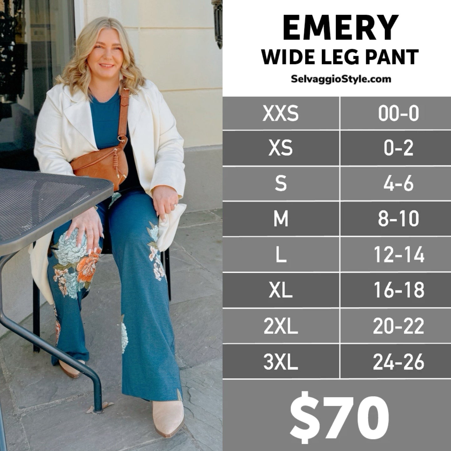 Emery Wide Leg Pant