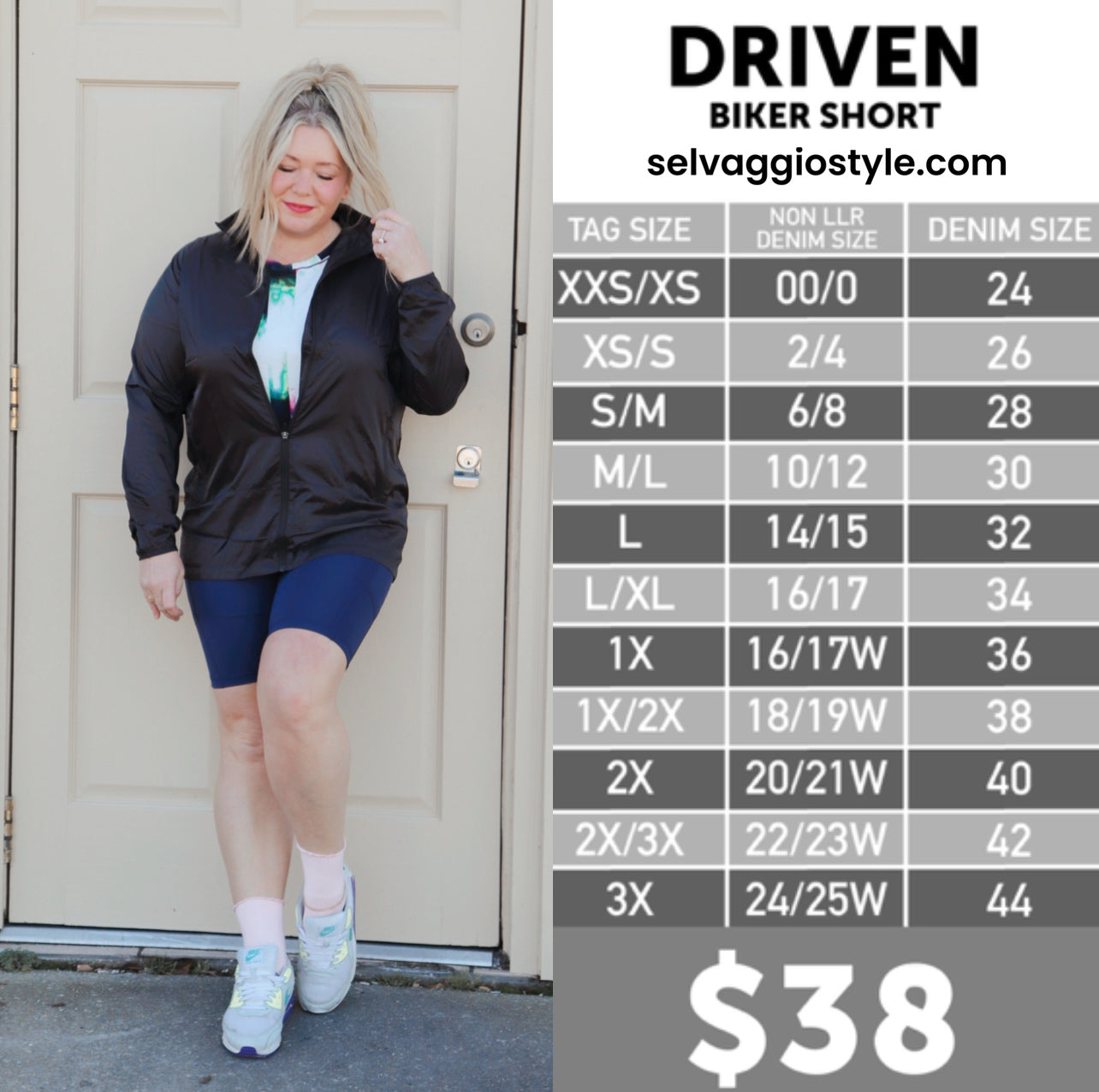 Driven Biker Short