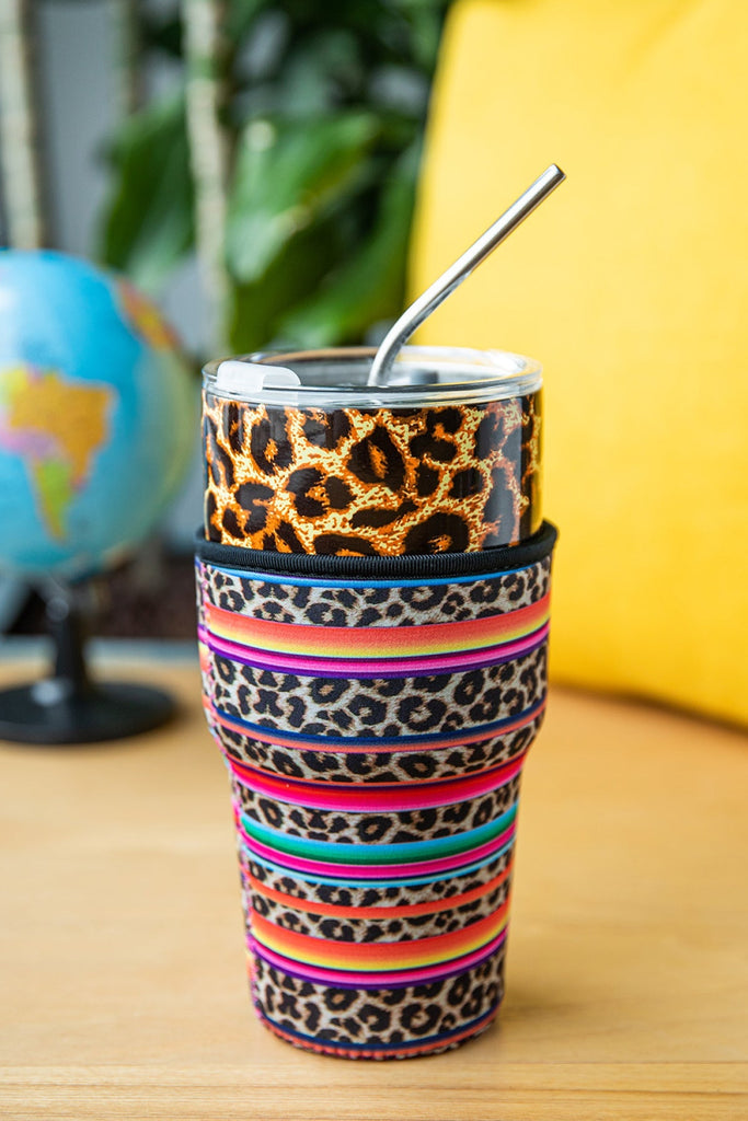 Fashion Cup Decoration Leather Cup Sleeve Insulated Cup Coat Water
